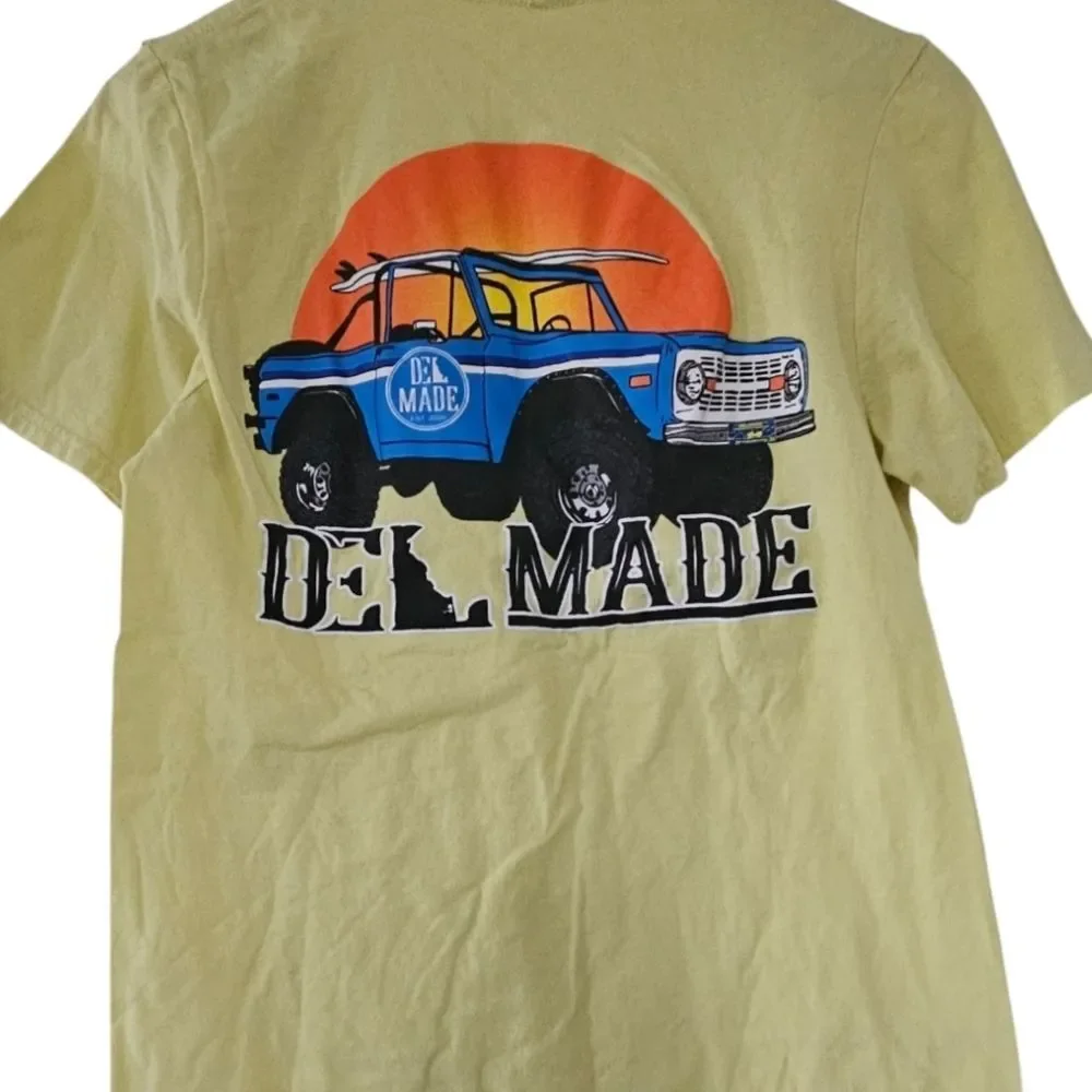 Scout/Surfing Kids Graphic T-Shirt - Yellow